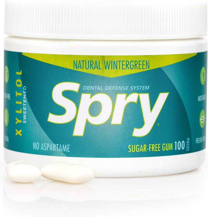 Spry Sugar-Free Chewing Gum - Wintergreen Flavor - Image 5